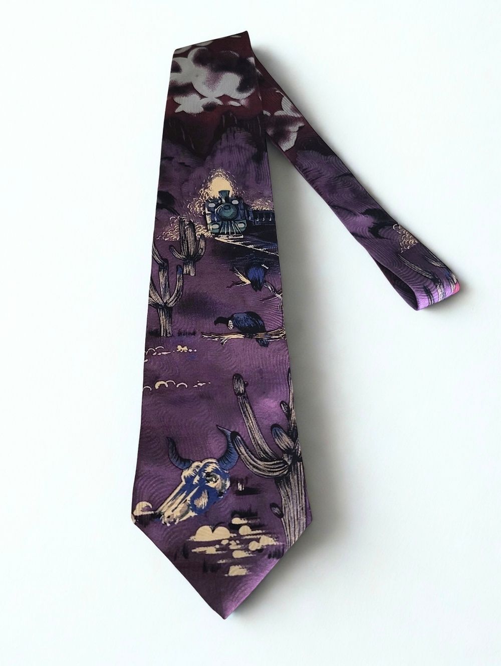 Tru-West Rockmount Ranch Wear “Dry Gulch” Silk Necktie